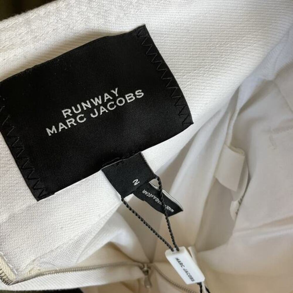 Marc Jacobs Runway White Wide-Leg Pants NWT size 2 - Picture 7 of 10